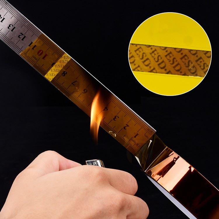 Anti-static kapton tape